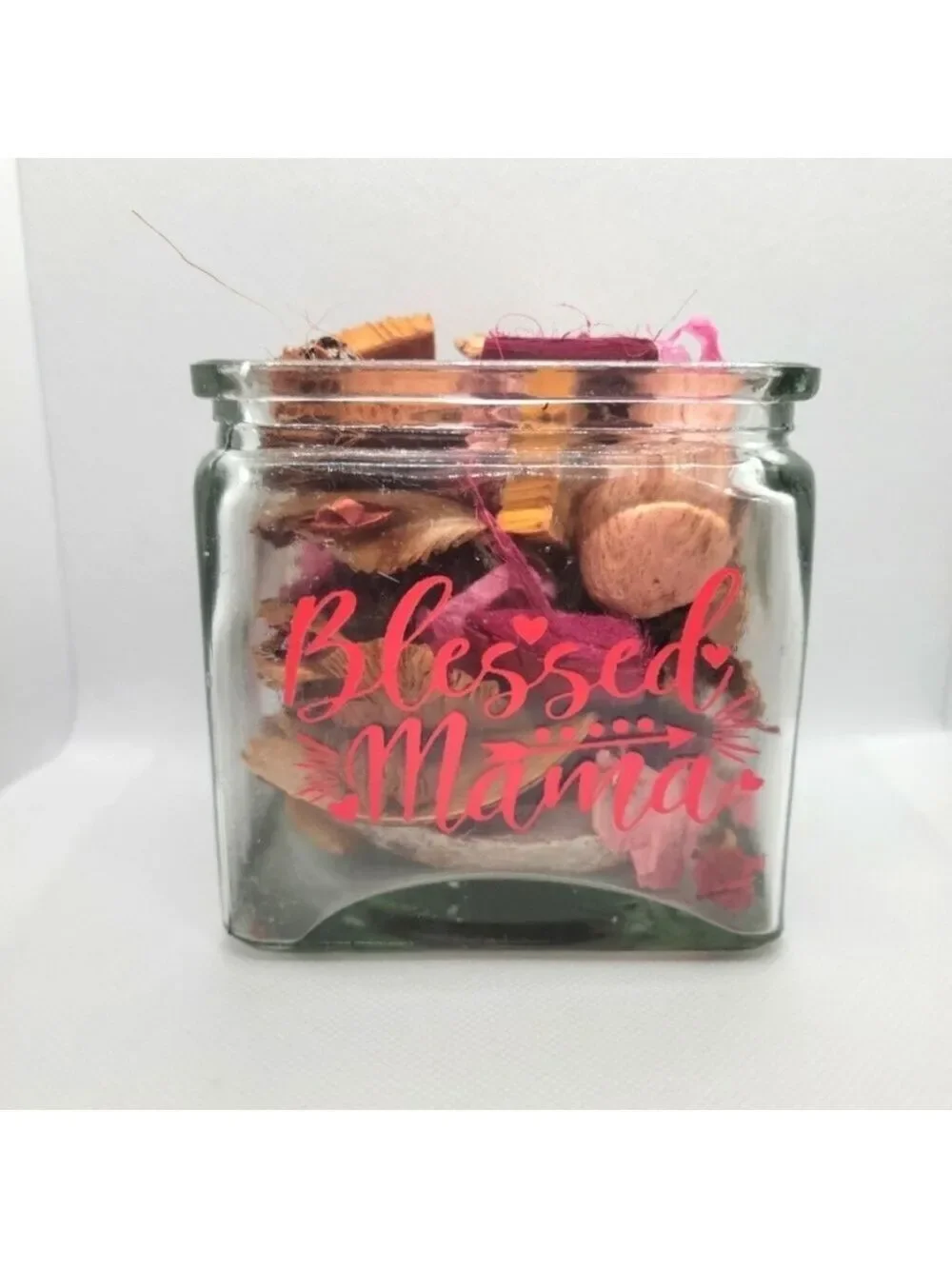Blessed Mama Handpainted Jar Mother's Day